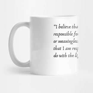 A Quote about Life by Hermann Hesse Mug